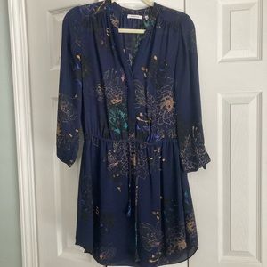 Babaton for Aritzia Navy Dress